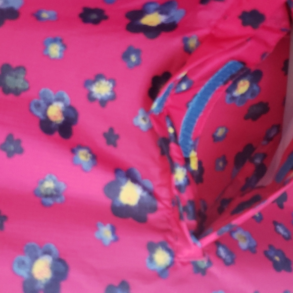 Lands end rain and wind girls floral jacket 10 - Picture 5 of 5